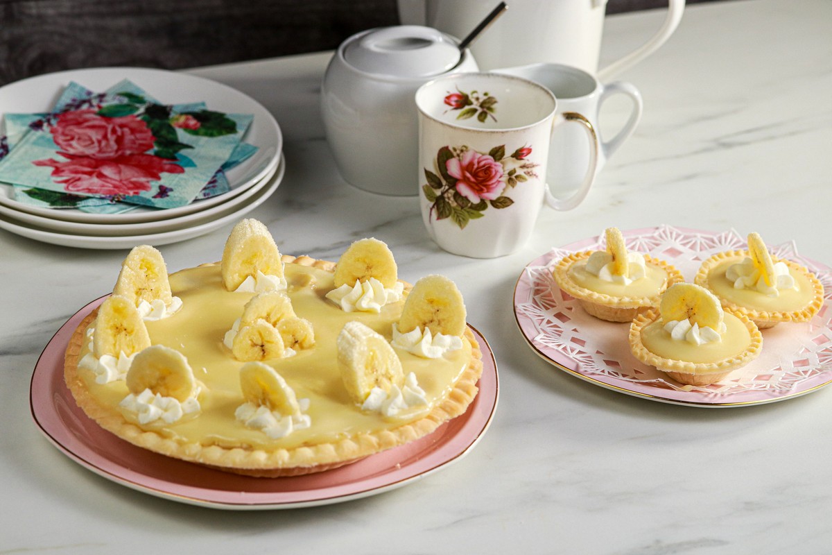 GlutenFree Banana Cream Tarts